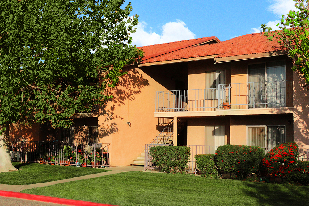 This image displays entrance photo of Ridgeview Village Apartments